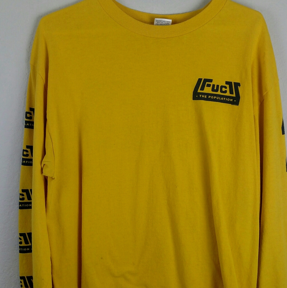 FTPxFUCT yellow longsleeve
